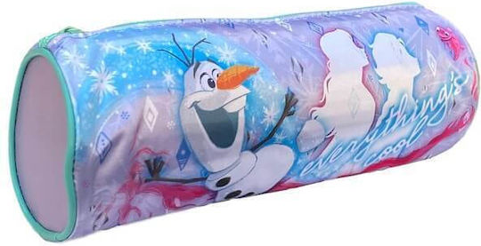 Disney Frozen Κασετίνα Βαρελάκι Πολύχρωμη