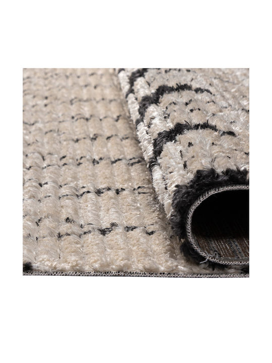 Beauty Home Modern Bedroom Rug Set Ecru 9218 Set of 3 Pieces