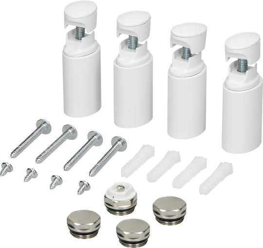 ECD Germany Towel Rail Bathroom 500x1800 White