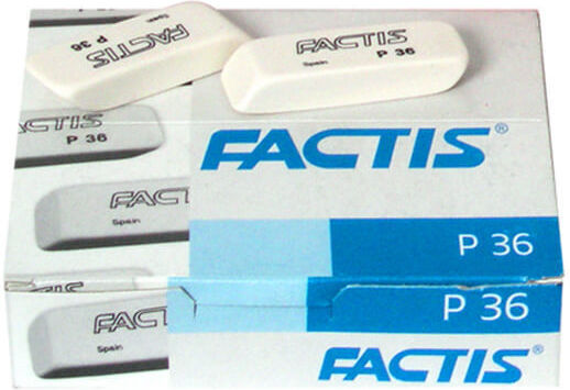 Factis Γόμα για Μολύβι Λευκή