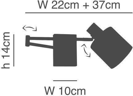 Home Lighting Single Spot with Socket E27 in White Color Home Lighting Single Spot with Socket E27 in White Color
