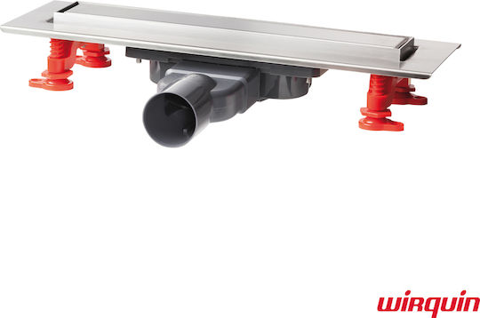 Wirquin Venisio Slim Kanal Boden mit Länge 50cm Silber