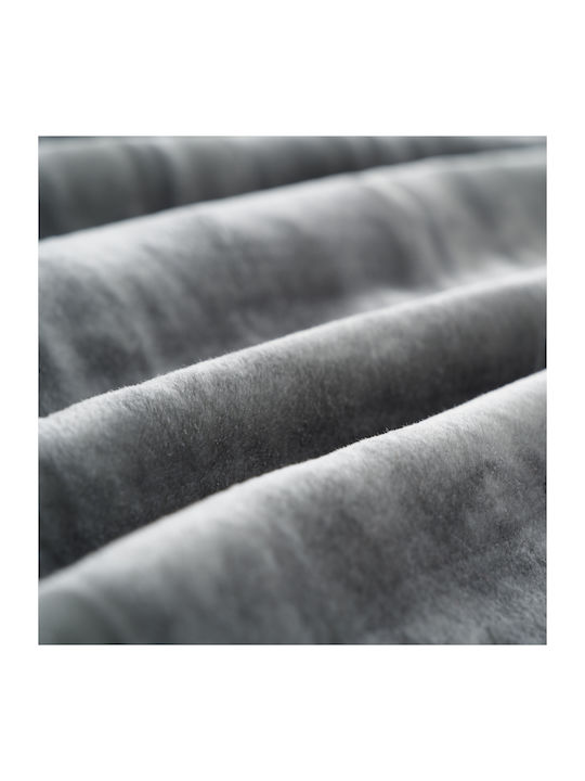 Charalambidis Textiles Velvet Blanket Double 220x240cm Burgundy 10602000217
