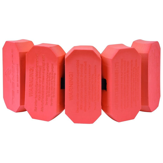 Beco Ζώνη Επίπλευσης Aqua Belt 5 Pads Κόκκινη