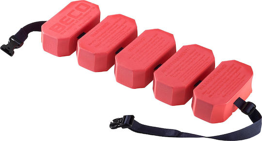 Beco Ζώνη Επίπλευσης Aqua Belt 5 Pads Κόκκινη