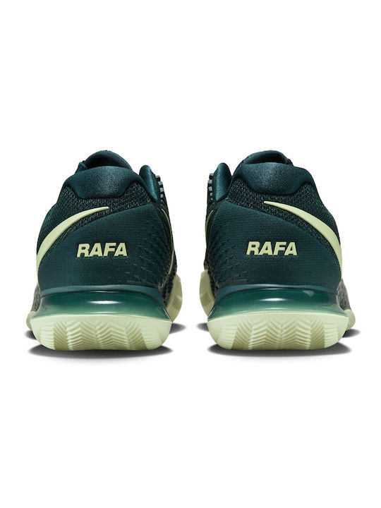 Nike NikeCourt Air Zoom Vapor Cage 4 Rafa Ανδρικά Παπούτσια Padel για Χωμάτινα Γήπεδα Πράσινα
