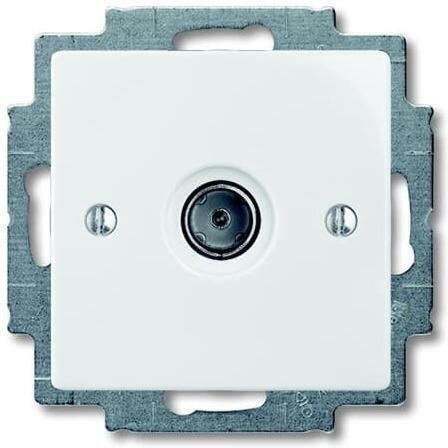 Abb Basic Priză antenă TV în culoarea Alb 13179