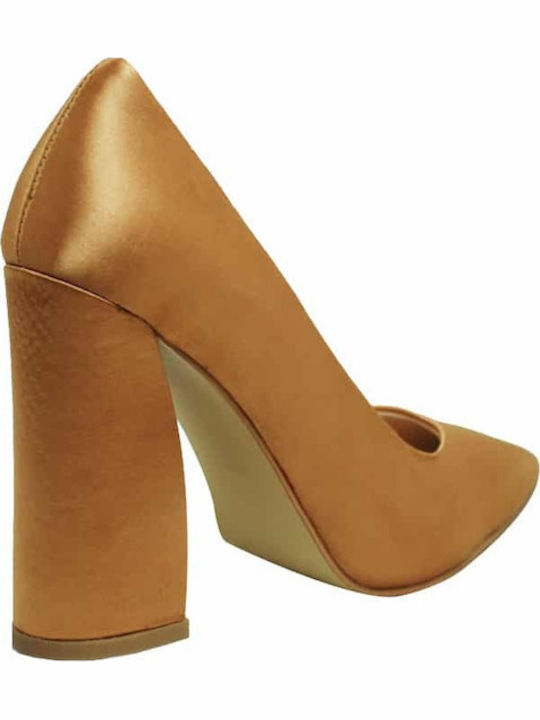 Pointed Toe Beige High Heels