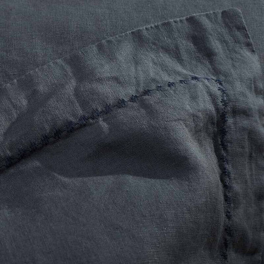 Hauz Sheet Sets Queen with Elastic 160x200+40cm. Limited Edition Linen Gray 4pcs
