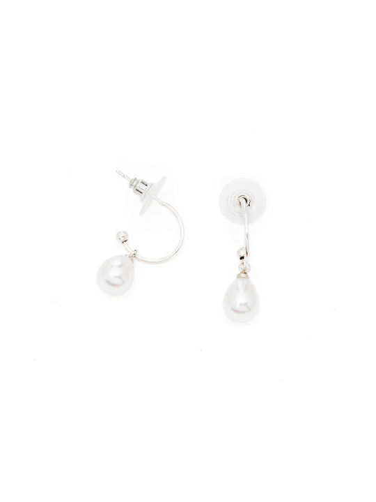 Philio Earrings Hoops with Pearls