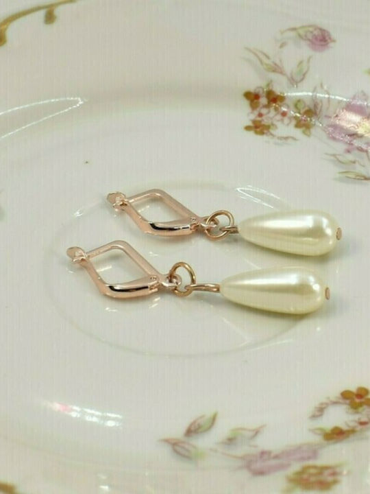 Philio Earrings Gold Plated with Pearls