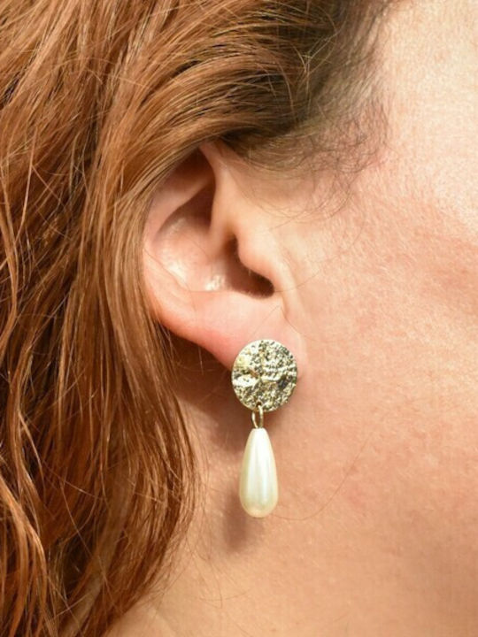 Philio Earrings Gold Plated with Pearls