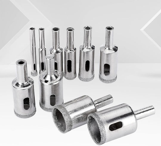 SKS Tools Σετ Ποτηροτρύπανα Διαμαντέ γυαλί για Πλακάκι