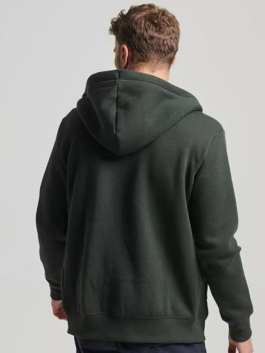 M D5 Sweatshirt with Hood Dark Olive Marl