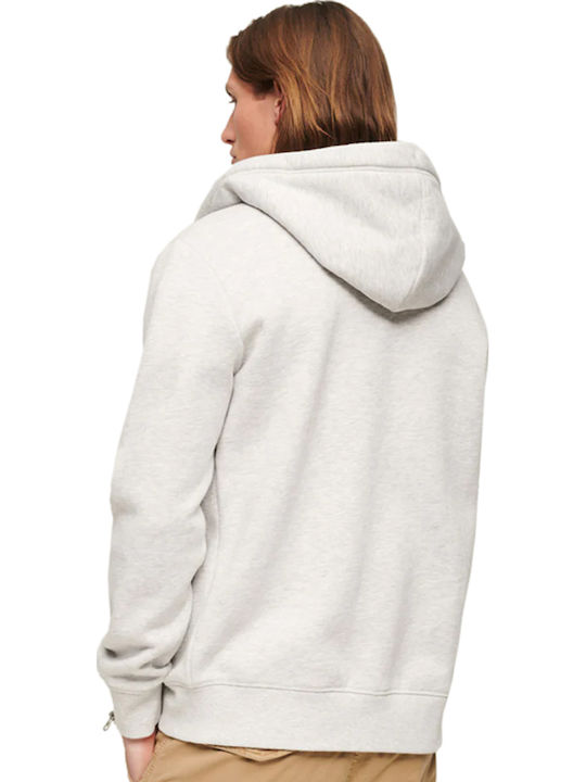 M D5 Sweatshirt with Hood Glacier Grey Marl
