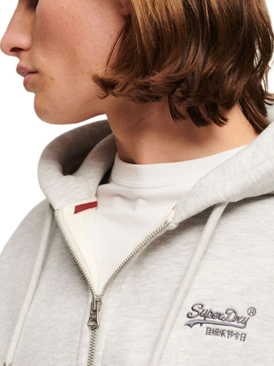 M D5 Sweatshirt with Hood Glacier Grey Marl