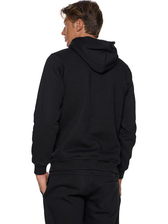 Sweatshirt Für Herren Mit Kapuze In Schwarz