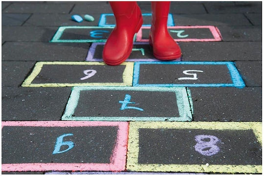 Apli Kids Σετ 6 Χρωματιστές Κιμωλίες