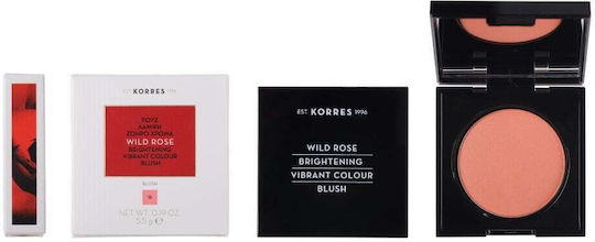 Korres Blush Wild Rose Brightening Vibrant Colour 18 Peach 5.5gr