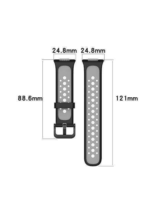 Two-tone Strap Silicone Green (3Huawei Watch Fit 2)