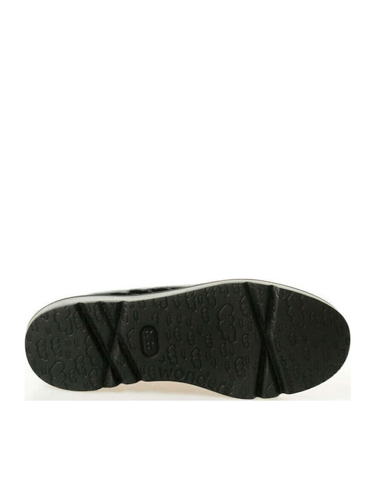Δερμάτινα Γυναικεία Loafers σε Μαύρο Χρώμα