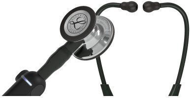 Littmann Кардиологичен Стетоскоп с Двоен Конус Черен