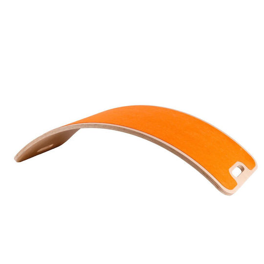 Curve Lab Spielzeug Balance Spielzeug Holzbrett Perfect Arc mit Filz Dunkelorange & Amp Kissen Dunkelorange