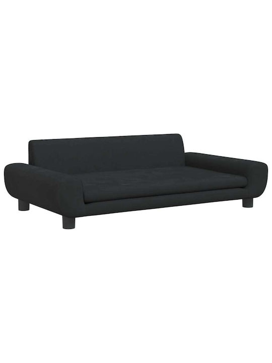 vidaXL Sofa Dog Bed Black 100x54cm.