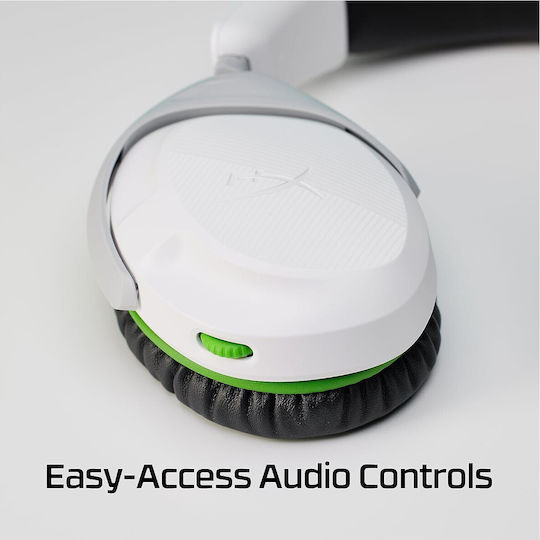 HyperX CloudX Stinger II For Xbox Over Ear Gaming Headset με σύνδεση 3.5mm Λευκό for XBOX