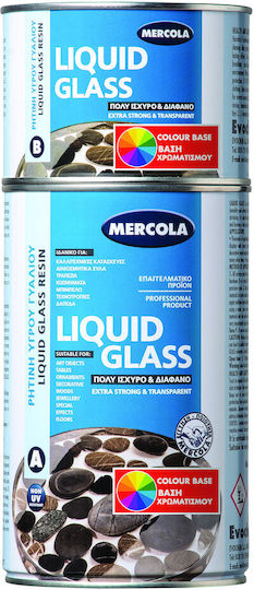Mercola Liquid Glass Colour Base Ρητίνη Δύο Συστατικών 1kg