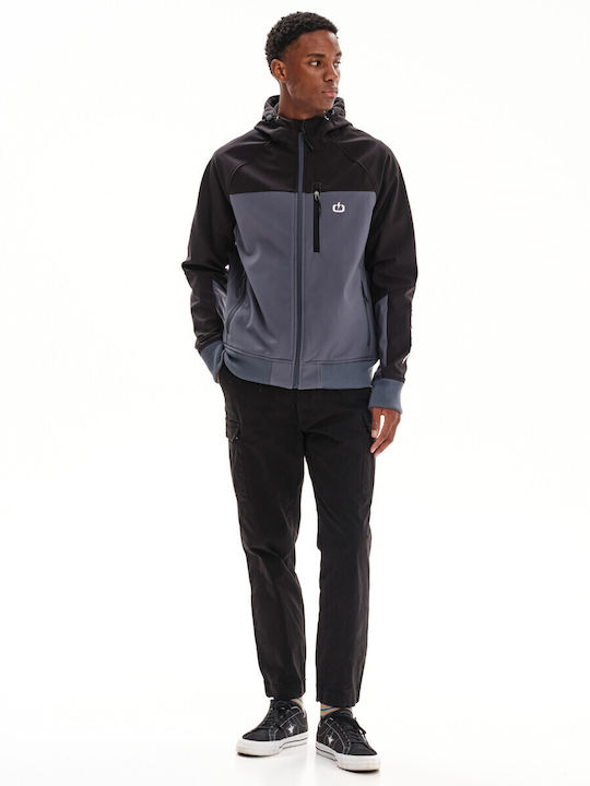 Winter Jacket Bomber Waterproof and Windproof Indigo Blue Black