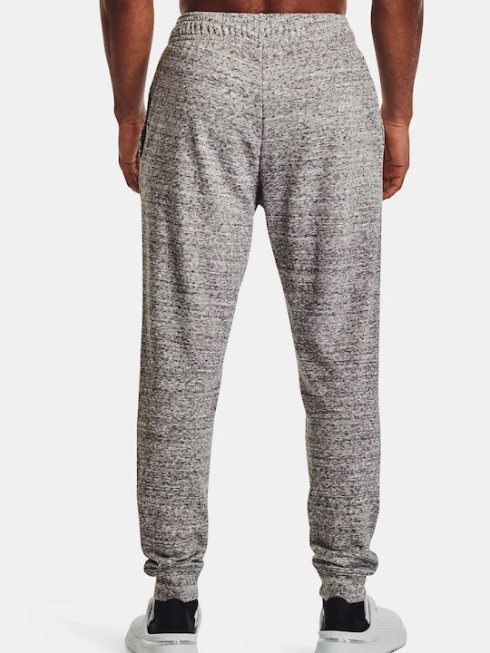 Under Armour Rival Terry Men's Sweatpants with Rubber Gray