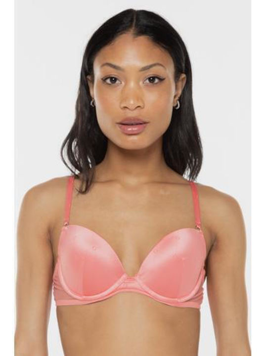 Guess Push Up Bra Underwire Pink