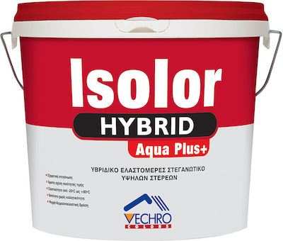 Vechro Isolor Pu Hybrid Aqua Plus+ Ελαστομερές Ακρυλικό Επαλειφόμενο Στεγανωτικό Πολυουρεθάνης 3lt Λευκό