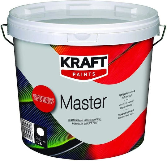 Kraft Master Plastic Paint for Interior Use White 3lt