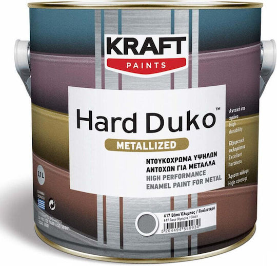 Kraft Varnish Colour Corrosion Inhibitor Hard Duko Metallized 0.75lt 617 Olympos (Base) Shiny