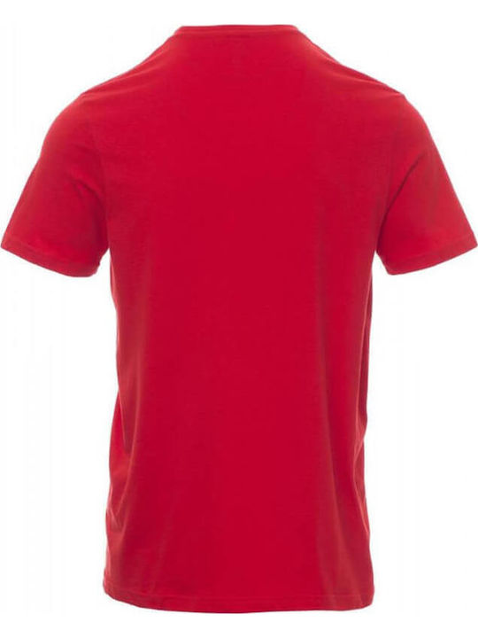 Payper Sunset Men's Short Sleeve Promotional T-Shirt Red