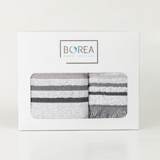 Borea Bath Towel Set 3pcs Jill Beige