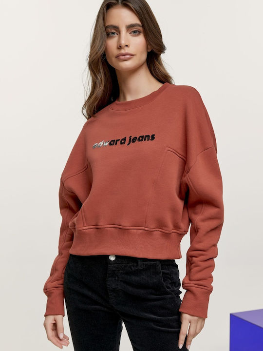 Edward Jeans Women's Sweatshirt Orange