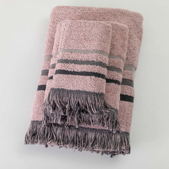 Borea Bath Towel Set 3pcs Jill Beige