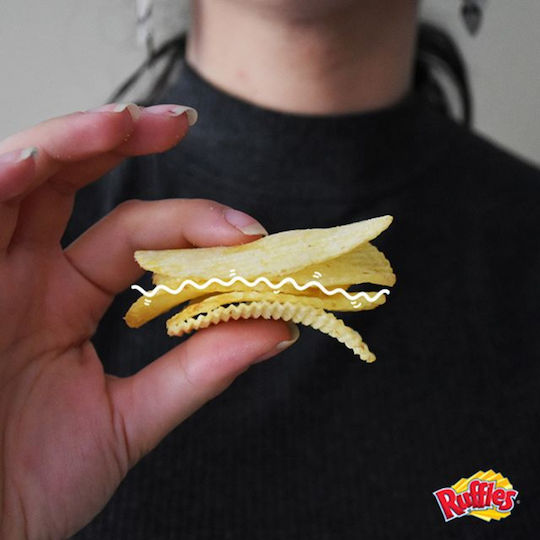 Κυματιστά Πατατάκια Ρίγανη Ruffles (150 g)