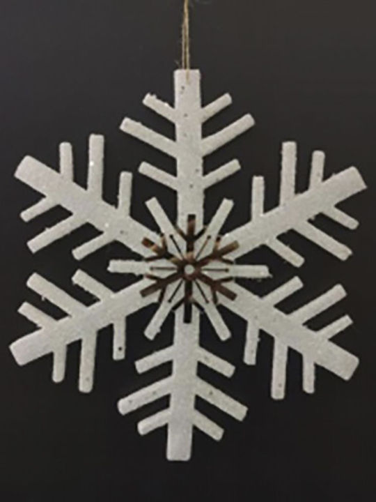 Iliadis Christmas Figure Flake White Height 25cm