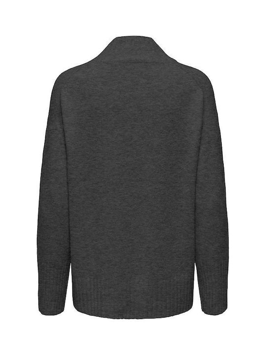 Only LIFE Women's Long Sleeve Sweater Gray