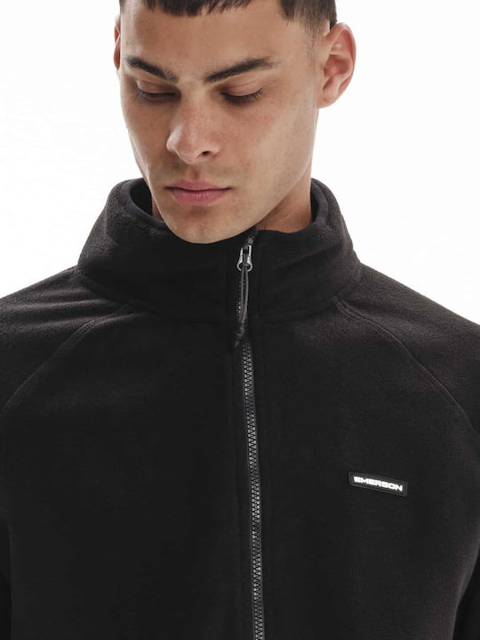 Men's Fleece Cardigan Black