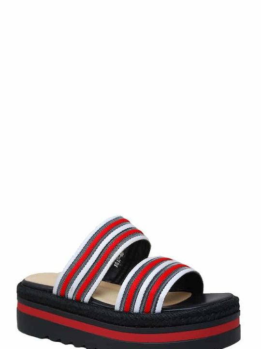 Favela Leather Women's Flat Sandals Flatforms