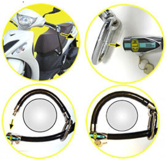 Gilera Motorcycle Seat and Handlebar Lock