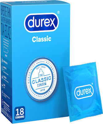 Προφυλακτικά Classic Durex 18 τεμάχια