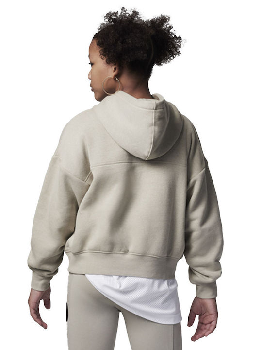 Jordan Kids Sweatshirt with Hood Beige