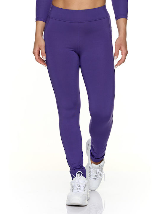 Women's Long Training Legging High Waisted Purple