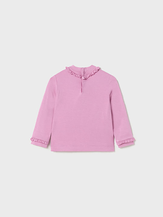 Mayoral Kids Blouse Long Sleeve Pink